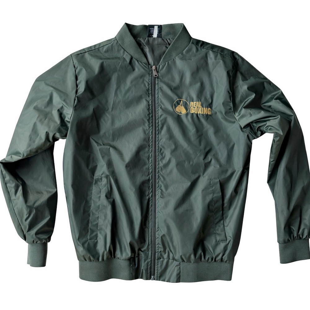 Original Deluxe Supply Green Boxing Champions Club Men’s Bomber Jacket Sz Small